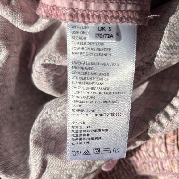 Anthropologie Orana Printed Pockets Joggers Pants In Pink Snakeskin Size Small - Picture 8 of 9